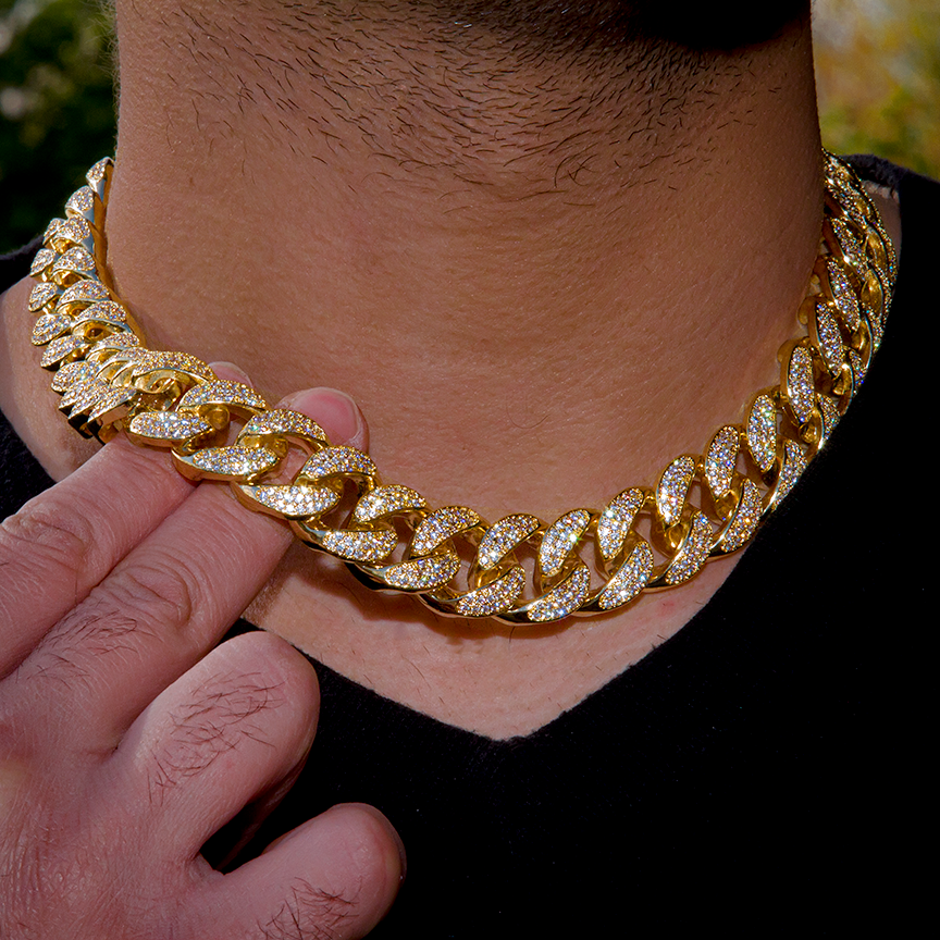 Gold 2024 Cuban Choker